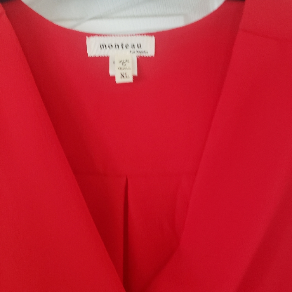 Red blouse